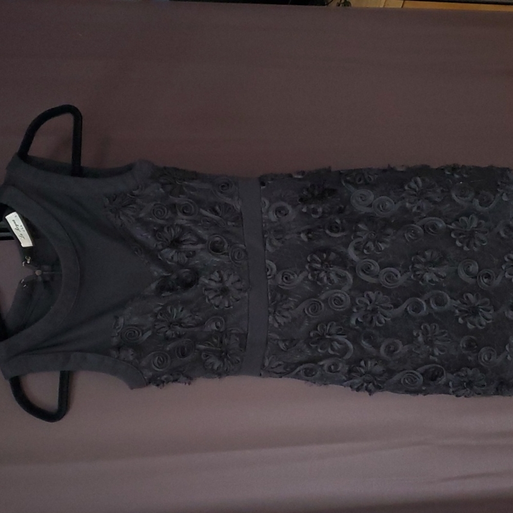 La Reyna Black Cocktail Dress